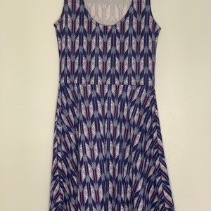 H & M midi dress fit and flare